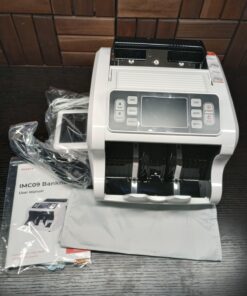 MUNBYN IMC09 Mixed Denomination Money Counter Machine, Value Counting, UV/MG/IR/MT Bill Counter, 3.5" TFT Display Money Counting Machine, USD, EUR, GBP, MXN Cash Counter for Business, 2 Years Warranty 24 71hgl1 7rGL