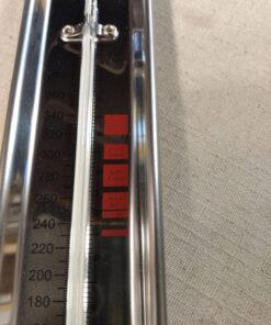 Candy Thermometer Deep Fry/Jam/Sugar/Syrup/Jelly Thermometer with Hanging Hook & Pot Clip Stainless Steel Cooking Thermometer Food Thermometer Quick Reference Temperature Guide,Red Candy Thermometer-Red 28 71hgtMSu4mL