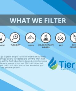 Tier1 UKF7003 Refrigerator Water Filter 3-pk | Replacement for Maytag UKF7002AXX, UKF7003AXX, Whirlpool EDR7D1, UKF7002, UKF7001, UKF7001AXX, UKF6001, UKF5001, WSM-1, WF288, Fridge Filter 10 71hhXVZKE8L 3