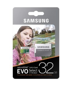 SAMSUNG (MB-ME32GA/AM) 32GB 95MB/s (U1) microSDHC EVO Select Memory Card with Full-Size Adapter 1 Count (Pack of 1) 41 71hhhnkfXDL