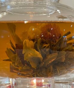 Teabloom Flowering Tea - 12 Unique Varieties of Fresh Blooming Tea Flowers - Hand-Tied Natural Green Tea Leaves & Edible Flowers - 12-Pack Gift Canister - 36 Steeps, Makes 250 Cups 12 Count (Pack of 1) 33 71hhr bXR7L