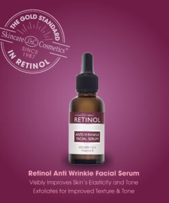 Alternative view of Retinol Anti-Wrinkle Facial Serum – Vitamin A Concentrate Improves Skin’s Elasticity & Tone and Minimizes Appearance of Fine Lines & Wrinkles – Look Younger With The Age-Defying Power Of Retinol