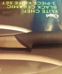 Ozeri Elite Chef Black 3-Piece Ceramic Knife Set 3-Piece Set 61 71hikQwCg5L