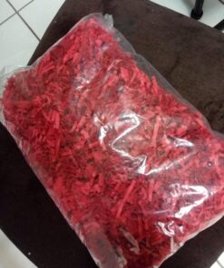 MTBHY 8 Oz Or Half Pound Shredded Paper for Basket Filling - Red Crinkle Paper for Box Filling 31 71hinafz0vL