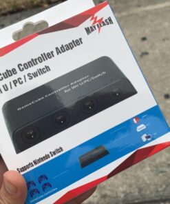 Mayflash GameCube Controller Adapter for Wii U, PC USB and Switch, 4 Port 29 71hj7eWEbL