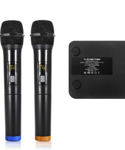 Sound Town Wireless Microphone Karaoke Mixer System with HD Audio Return Channel, Optical, AUX, Bluetooth - Supports Smart TV, Media Box, Sound Bar (SWM15-PRO) HD ARC, Audio Out 19 71hjZDXpzVL