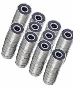 Pack of 100 608-2RS Skateboard/Inline Skate/Rollerblade/Hockey Ball Bearings 8mm x 22mm x 7mm VXB Brand 18 71hjjZa29mL