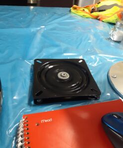 Attwood 17720 Seat Swivel, for Boat Seat, 6 ¼ Inches, 0-Degrees Tilt, Aluminum, Black Power Coated 0 Degree Tilt Seat Swivel Mount 28 71hkFDkaYQL