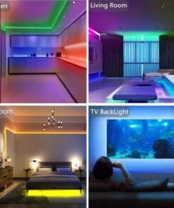 Tenmiro 65.6ft Led Strip Lights, Ultra Long RGB 5050 Color Changing LED Light Strips Kit with 44 Keys Ir Remote Led Lights for Bedroom, Kitchen, Home Decoration 36 71hkHB21vpL