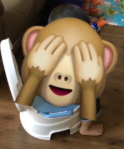 Primo 4-in-1 Complete Toilet Trainer & Step Stool, with Blue Seat, White 41 71hkLlzFbdL