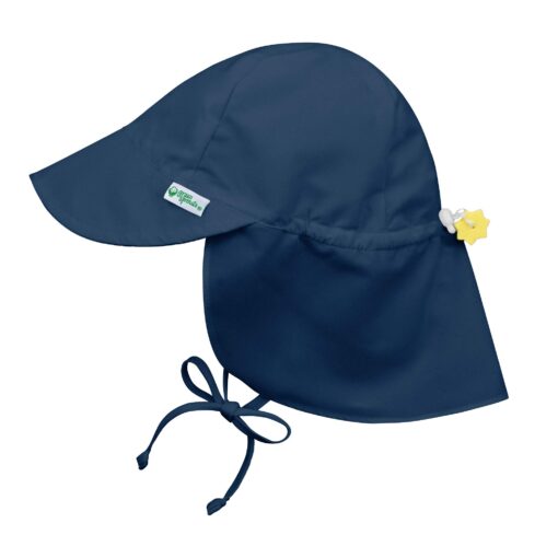 i play. Baby Flap Sun Protection Swim Hat 9-18 Months Navy