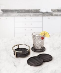 Spectrum 43578 Flex Coasters, Satin Nickel, 6 Count 21 71hkchg3h L