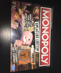 Monopoly Game: Cheaters Edition Board Game, for 3-6 Players, Ages 8 and Up 37 71hljWowytL