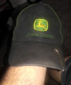John Deere Farm State Pride Contrast Mesh Back Core Baseball Cap One Size Black/Green 34 71hll3S1orL