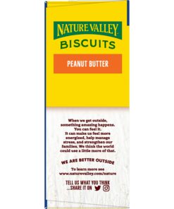 Nature Valley Biscuit Sandwiches, Peanut Butter, 1.35 oz, 10 ct 10 Count (Pack of 1) 23 71hlns83tkL