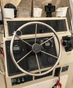 Amarine Made Aisi 316 Stainless Steel Marine Sport Boat Steering Wheel Knob with Plastic Cap, Maneuvering Knob - L 25 71hn4OkmnCL