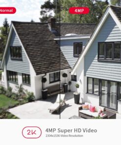 FOSCAM Outdoor Security Camera,G4 Full HD 4MP 2K WiFi Security Camera, Alexa Compatible, AI & Motion Detection, Free Cloud Service Included, 65ft Night Vision IP66 Weatherproof,Black 4MP Black 23 71hnpQGIV7L