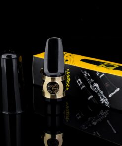 Glory Alto Saxophone Mouthpiece Kit with Ligature,one reed and Plastic Cap-Gold 13 71hpLRnROOL