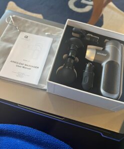 arboleaf Mini Massage Gun Deep Tissue, Muscle Massager for Back Pain Relief, Small Massage Gun Travel Massager Handheld, Quiet Percussion Massager Portable, Whole Body- FSA and HSA Eligible Grey-1 51 71hpYtt tWL