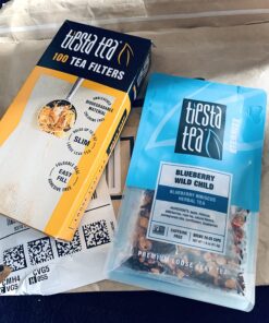 Tiesta Tea - Blueberry Wild Child, Blueberry Hibiscus Herbal Tea, Loose Leaf, Up to 25 Cups, Make Hot or Iced, Non-Caffeinated, 1.8 Ounce Resealable Pouch Pouch - 25 Cups 30 71hpbd1eYWL