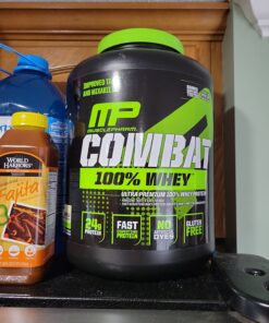 MusclePharm Combat 100% Whey, Vanilla - 5 lb Protein Powder - Gluten Free - 70 Servings 28 71hqQYQ6ilL