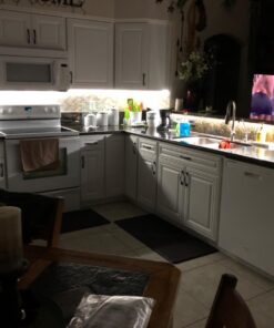 JUNWEN 20FT White LED Strip Lights Dimmable 6000K 360LEDs Mirror Rope Strip Lighting Under Cabinet LED Tape Lights with UL Power Supply for Makeup Kitchen Dining Room Wedding Daylight White 35 71hqUcRvzXL