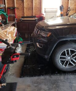 AutoFloorGuard AFG7918 MidSize Heavy Duty Garage Floor Mat for Under Car for Rain, Ice, and Mud with Stay-Put Corner and Telescoping Squeegee Mid-Size 42 71hqY4omZcL