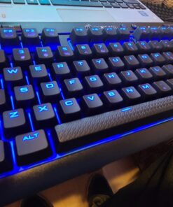Corsair K63 Wireless Mechanical Gaming Keyboard, backlit Blue LED, Cherry MX Red - Quiet & Linear 32 71hr4nToNWL