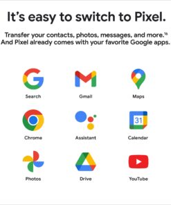 Google Pixel 8 - Unlocked Android Smartphone with Advanced Pixel Camera, 24-Hour Battery, and Powerful Security - Obsidian - 128 GB Phone Only 18 71hrG7gqHzL