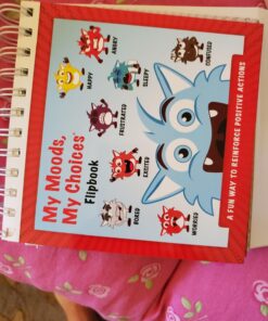 The Original Mood Flipbook for Kids; 20 Different Moods/Emotions; Autism; ADHD; Help Kids Identify Feelings and Make Positive Choices; Laminated Pages (Monster Flipbook) MONSTER (Large - 6.75 x 6.75") 26 71hrGFqQvGL
