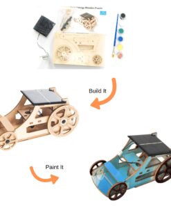 Alternative view of Wooden Solar Model Cars to Build for Kids 9-12, Educational Science Kits for Kids Age 12-14, Gifts for 10+ Year Old Boys Girls, Science Experiments for Kids 9-12 Engineering Toys Robotics STEM Kit