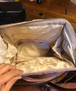 QIMIAOBABY Diaper Bag Backpack,Waterproof Multifunctional Large Travel Nappy Changing Bags… (Pink with gray) Pink With Gray 36 71hrs1KkUXL