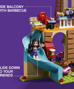 LEGO Friends Friendship House 41340 Kids Building Set with Mini-Doll Figures, Popular Girl Toys for Christmas and Valentines Gifts (722 Pieces) (Discontinued by Manufacturer) 17 71hse2iJNoL