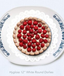 Hygloss Products Round Paper Doilies - Decorative, White Lace Doilies - Disposable - Food Grade Safe - 12 Inches - 36 Pack 12-Inch 36 Pcs 14 71hu VwS6HL