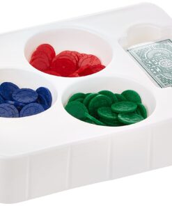 Jax SEQUENCE in a Tin - Original SEQUENCE Game with Folding Board, Cards and Chips Multi Color, 5" 4 71huxgG3kDL