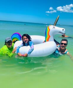 GoFloats Unicorn Pool Float Party Tube - Inflatable Rafts, Adults & Kids 36 71huzjyD7mL