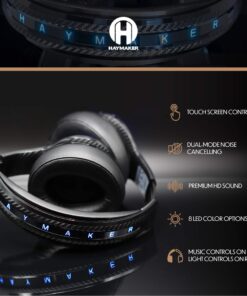 Alternative view of HAYMAKER The, Noise Cancelling Bluetooth Wireless Headphones, Premium HD Sound & Long Battery Life, Competitive Gaming Headset for Xbox X/S, Xbox, PS5, PS4, PC, Switch, Mobile | Black