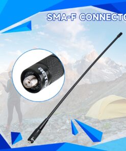Alternative view of Retevis RHD-771 Walkie Talkie Antenna,SMA-F Dual Band UHF/VHF 144/430Mhz Antenna,15.4inch Flexible Whip Antenna,Compatible with Baofeng UV-5R Aliunce HD1 Retevis RT29 RT86 RT-5R 2 Way Radio(1 Pack) Flexible Antenna