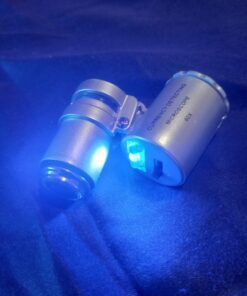 KINGMAS Mini 60x Microscope Magnifying with LED Light Pocket Jewelry Magnifier Jeweler Loupe with 10X Folding Pocket Magnifier 41 71hvMlgWX3L