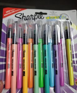 SHARPIE Highlighter, Clear View Highlighter with See-Through Chisel Tip, Stick Highlighter, Assorted, 12 Count 1 Count (Pack of 12) 29 71hvow8BrWL