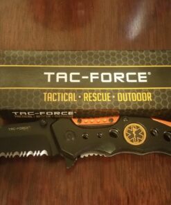 NDZ Performance TAC-Force Spring Assisted Opening EMT EMS Orange Rescue Folding Pocket Knife New 48 71hwCDPyVOL