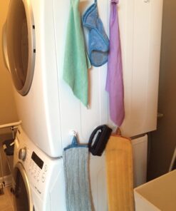 Master Magnetics White Magnetic Hook Set - 1" Diameter, 1.5" Height, 9 Pound Pull, Pack of 8, MHHH9X8 38 71hxDtVe37L