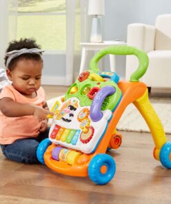 VTech Sit-to-Stand Learning Walker (Frustration Free Packaging) , Orange 17 71hyOjDOCL