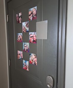 2 Pcs Magnetic Locker Mirror Small Real Glass Mirror for School Locker Rectangular Locker Accessories Magnetic Makeup Mirror for Girls Bathroom Household Refrigerator Office Cabinet (7.1 x 6 Inches) 7.1 x 6 Inches 27 71hzA5QmnjL