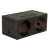 Qpower QBOMB15S Dual 15 Sealed Woofer Enclosure Withh Bed Liner Spray
