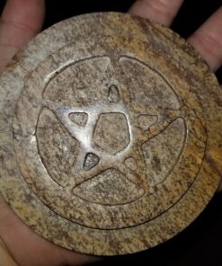 Magickal Finds Soapstone Pentacle Altar Tile 11 71i 4gP6xRL