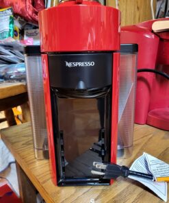 Nespresso Vertuo Coffee and Espresso Machine by De'Longhi, Shiny Red Machine Only 30 71i MXnLTSL