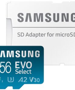 Alternative view of SAMSUNG EVO Select Micro SD-Memory-Card + Adapter, 256GB microSDXC 130MB/s Full HD & 4K UHD, UHS-I, U3, A2, V30, Expanded Storage for Android Smartphones, Tablets, Nintendo-Switch (MB-ME256KA/AM)