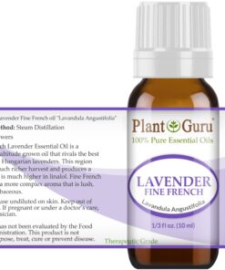 Lavender Essential Oil 10 ml (Fine French) 100% Pure Natural Undiluted Therapeutic Grade for Skin, Body and Hair Growth, Aromatherapy Diffuser, Great for Relaxation and Calming. 8 71i0GTmY20L