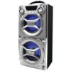 Portable Speaker with Bluetooth, Connect to iPhone, iPad or Android, Double Subwoofer Heavy Bass, Perfect for Events, Silver 78 71i153Uo7YL